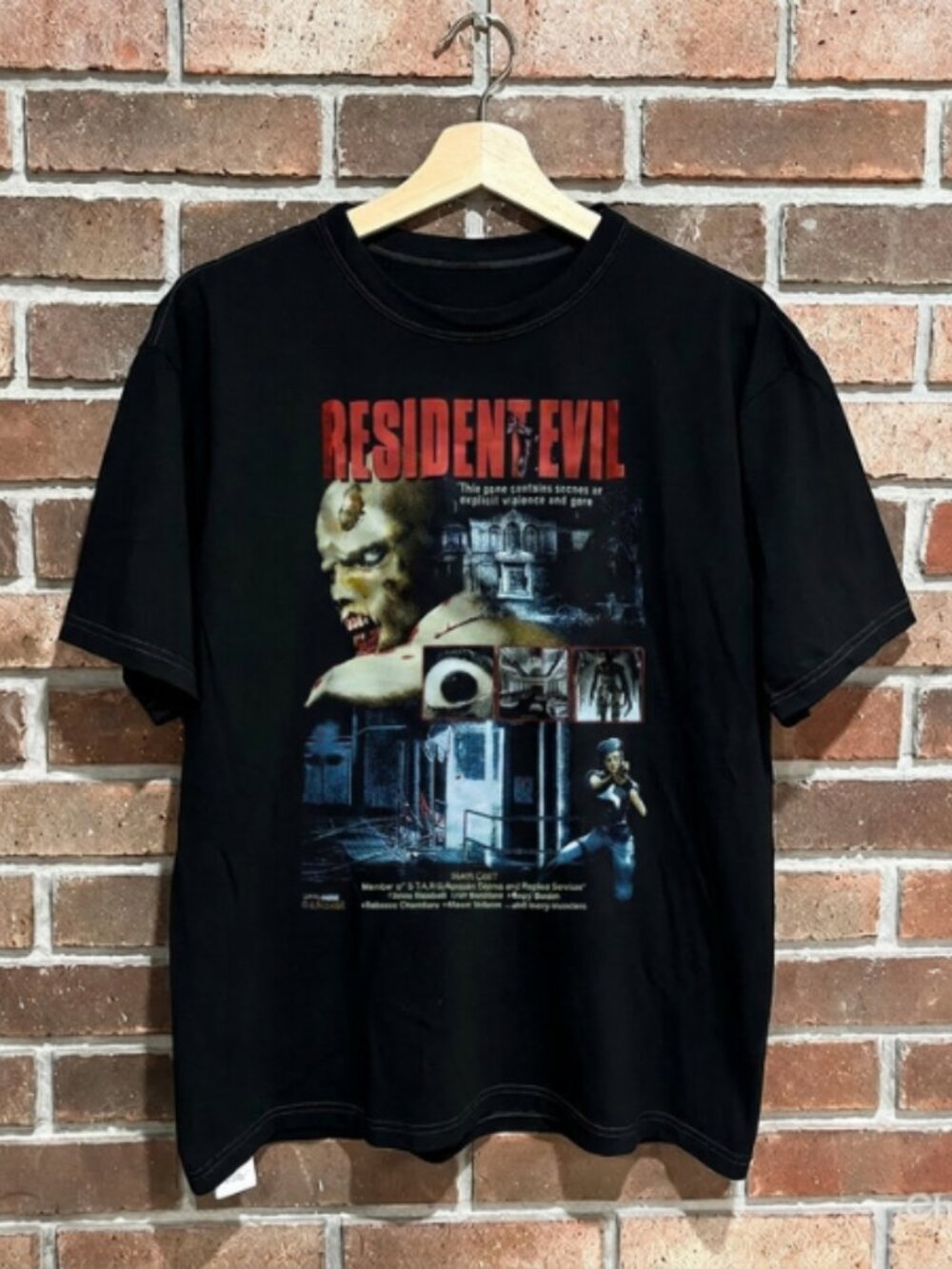 Vintage Resident Evil Horror Gaming T Shirt